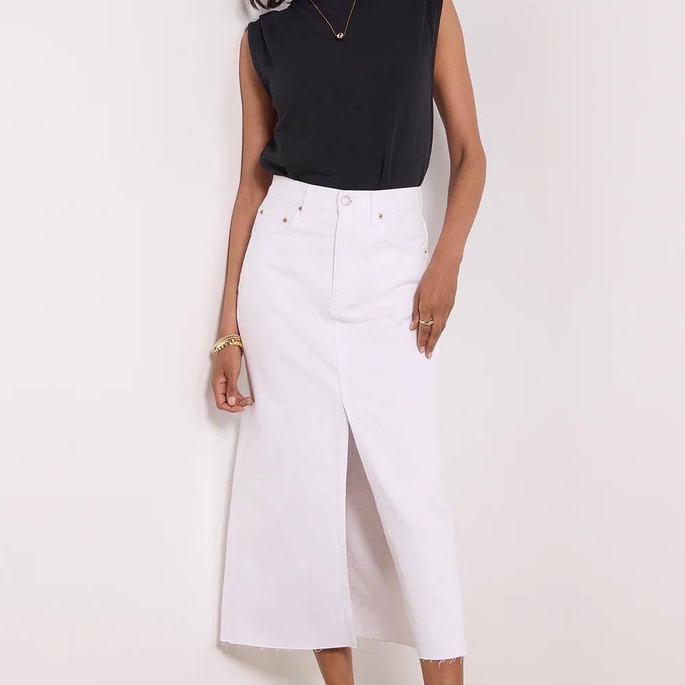NWT Pistola Alice White Midi Skirt size 27